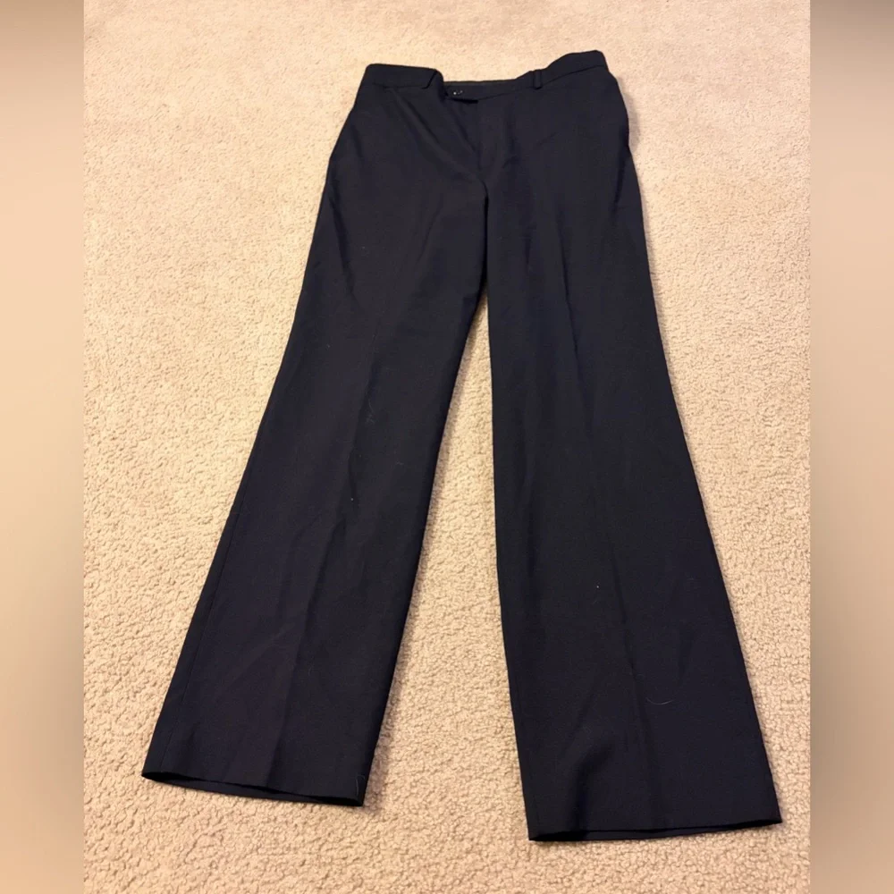 Stafford Men's Classic Fit Blue Dress Trousers